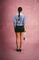 Micro Mini Skirt in Ink