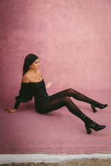 Elizabeth Corset Top in Ink